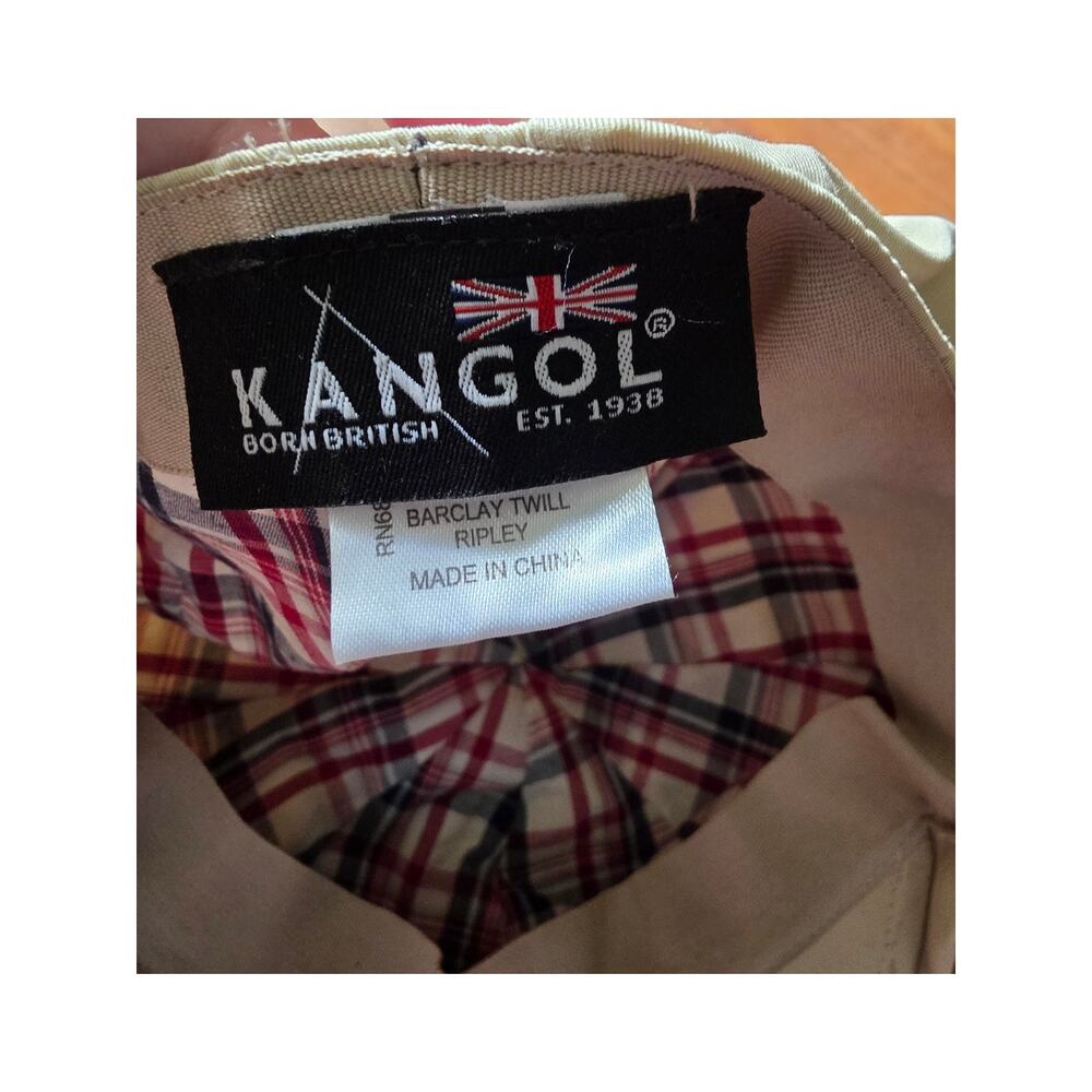 Kangol Ripley Golf Newsboy Cap Barclay Twill Ripley  Size Large
